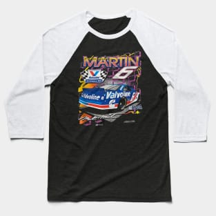 Mark Martin 6 Vintage Retro Baseball T-Shirt